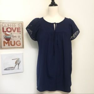 St. John’s Bay Navy Blue Blouse